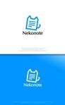 魔法スタジオ (mahou-phot)さんのオンライン秘書事業　株式会社Nekonote（ねこノート）の会社ロゴへの提案