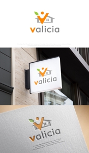 魔法スタジオ (mahou-phot)さんの注文住宅会社商品の「valicia」（ヴァリシア）のロゴ（商標登録なし）への提案