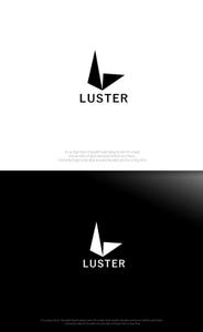 魔法スタジオ (mahou-phot)さんのアパレルブランド「LUSTER」(ラスター)のシンボルマーク付きロゴへの提案