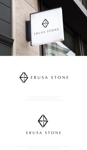 魔法スタジオ (mahou-phot)さんの貴石、半貴石を使用したアクセサリーやパーツ販売のネットショップ【ERUSA STONE】のロゴへの提案