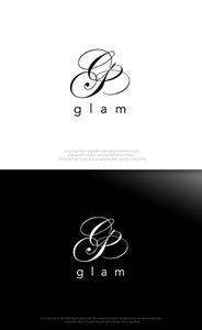 魔法スタジオ (mahou-phot)さんの美容室「glam」のロゴへの提案