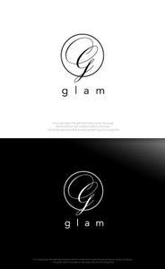 魔法スタジオ (mahou-phot)さんの美容室「glam」のロゴへの提案