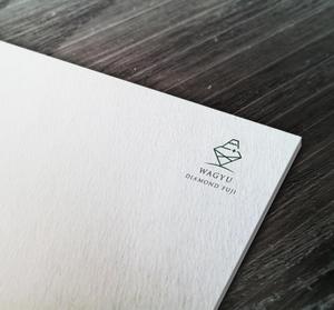 Kei Miyamoto (design_GM)さんのオリジナルブランド和牛『WAGYU DIAMOND FUJI』のロゴへの提案