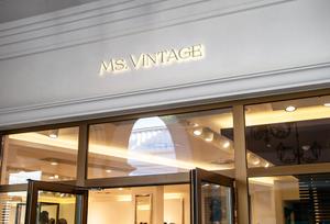 Kei Miyamoto (design_GM)さんの中古ラグジュアリーブランドショップ「Ms.Vintage」のロゴ制作への提案