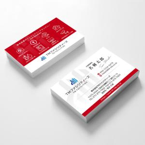 hold_out (hold_out)さんの株式会社TMファシリティーズ　名刺　裏表デザインへの提案