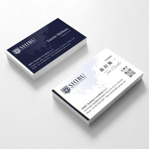 hold_out (hold_out)さんの【特別感のある名刺の作成依頼】ドバイでの資産運用をサポートする会社の名刺への提案