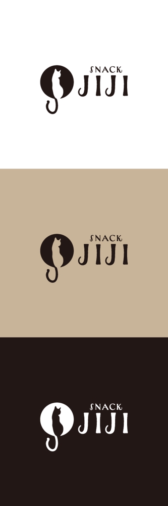 スナックの店名のロゴ「ｊｉｊｉ」もしくは[ＪＩＪＩ」