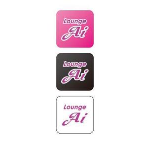 RDO@グラフィックデザイン (anpan_1221)さんの店舗Lounge  Aiのステッカー作成依頼への提案