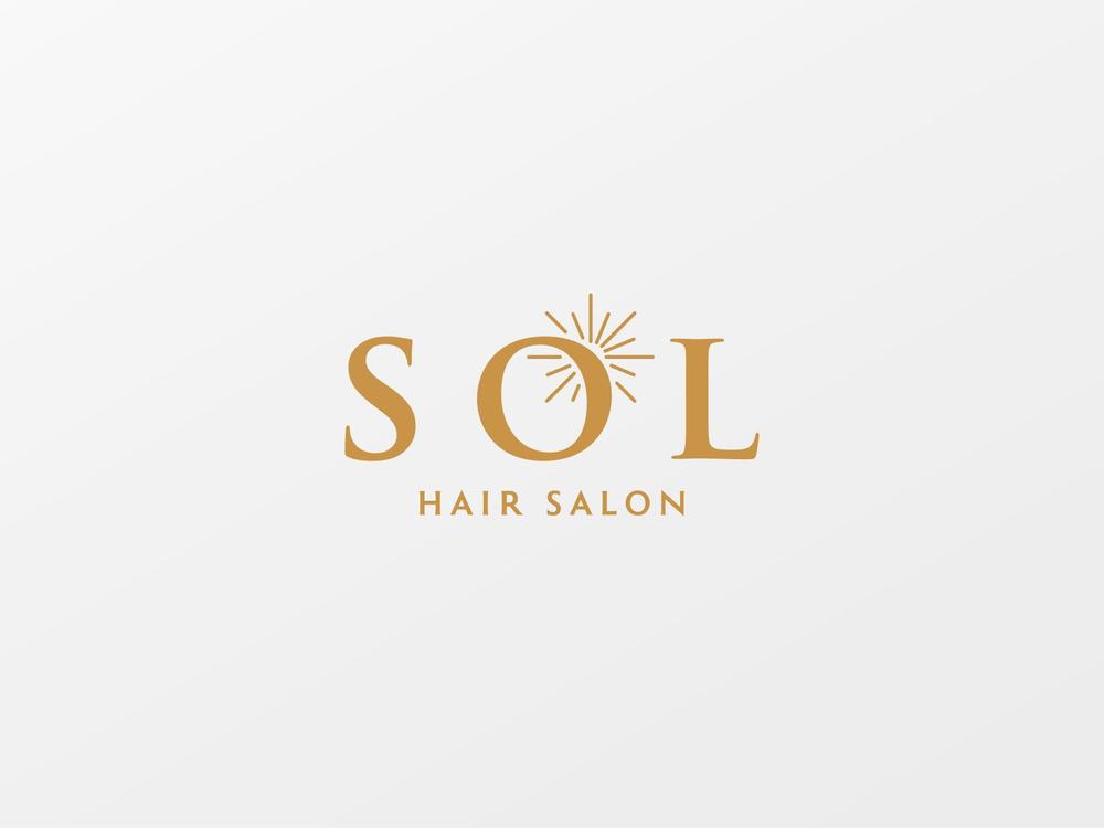 美容室　SOL ロゴ