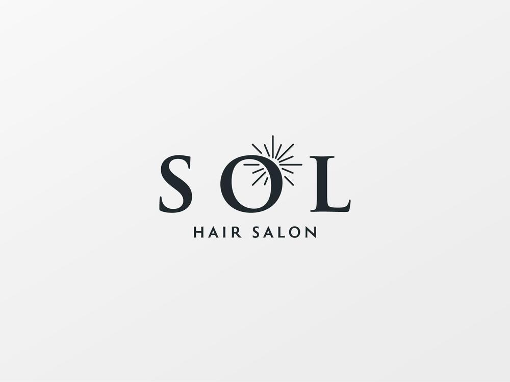 美容室　SOL ロゴ
