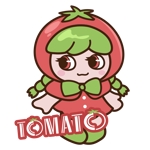 うまき ちえり (umaki_ka)さんのエコサンファームの商品であるトマトのキャラクターへの提案