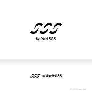 ブロックデザイン (blockdesign)さんの新会社「株式会社SSS（スリーエフ）」のロゴ作成｜美容医療・黒・洗練・強さがテーマへの提案