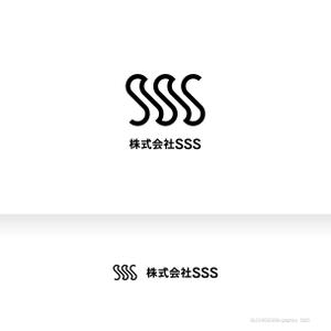 ブロックデザイン (blockdesign)さんの新会社「株式会社SSS（スリーエフ）」のロゴ作成｜美容医療・黒・洗練・強さがテーマへの提案