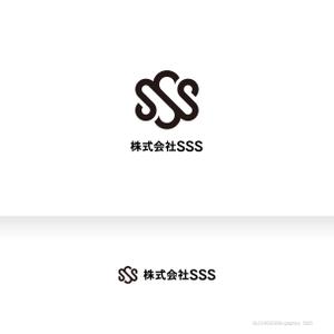 ブロックデザイン (blockdesign)さんの新会社「株式会社SSS（スリーエフ）」のロゴ作成｜美容医療・黒・洗練・強さがテーマへの提案