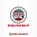 IROHA-designさんの当社パチンコ・パチスロ関連キャラクターグッズ専門店の屋号「Pエンタメストア」のロゴへの提案