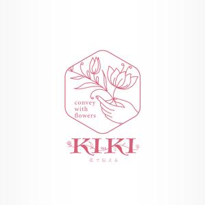 IROHA-designさんのフラワーショップ「KIKI」のロゴへの提案