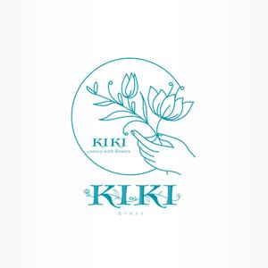 IROHA-designさんのフラワーショップ「KIKI」のロゴへの提案