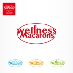 IROHA-designさんのウェルネス事業部「welness macarons」のロゴへの提案