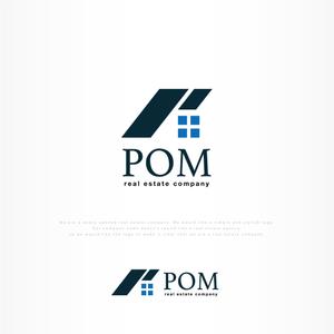IROHA-designさんの不動産会社『POM』のロゴ作成への提案