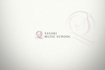 KOHana_DESIGN (diesel27)さんのささき音楽教室のピアノの絵を用いたロゴへの提案