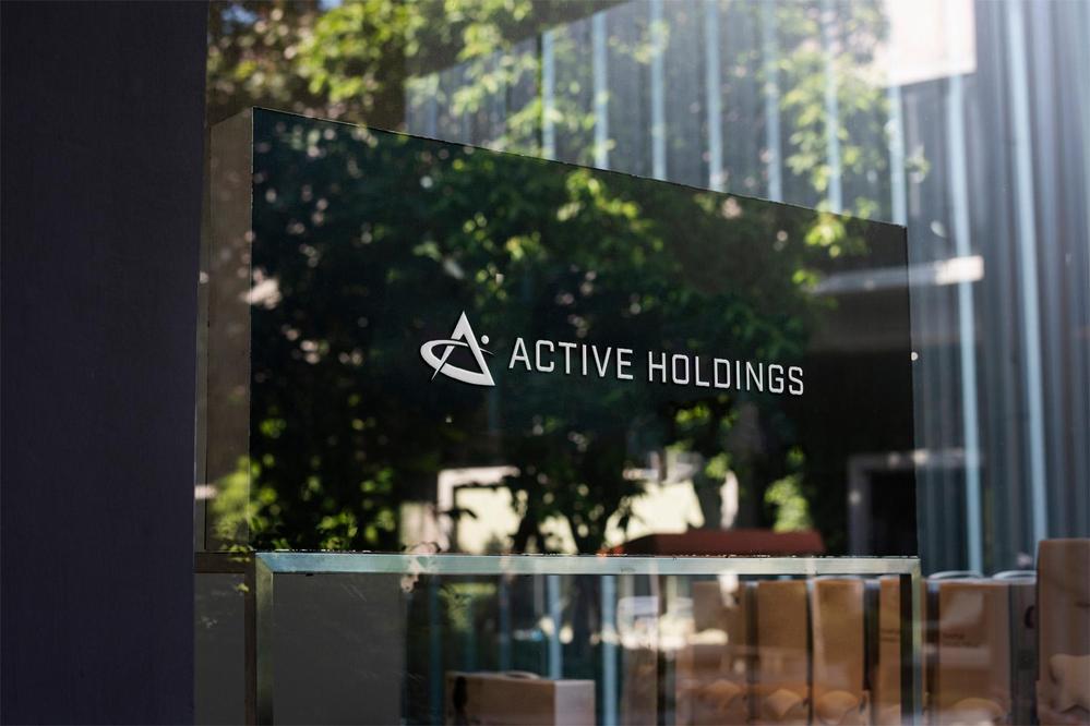 『ACTIVE　HOLDINGS』のロゴ制作