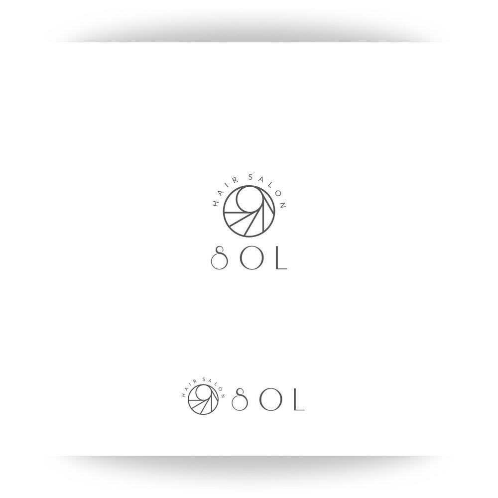 美容室　SOL ロゴ