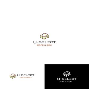 KOHana_DESIGN (diesel27)さんのカフェ「U-SELECT CAFE & DELI」のロゴとロゴイラストマークへの提案