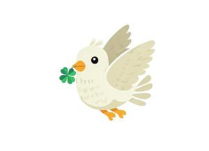 ぽんぽん (haruka0115322)さんの白い小鳥のキャラクター制作【児童福祉向け】への提案