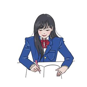 ECHO合同会社 (GOtsushima)さんの学習塾の広告に掲載する中学生や高校生（男子と女子両方）のイラストへの提案
