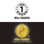 有限会社エピカリス (KAGAWA)さんのコンセプト「Win-100000」のイメージロゴの作成をお願いします。への提案