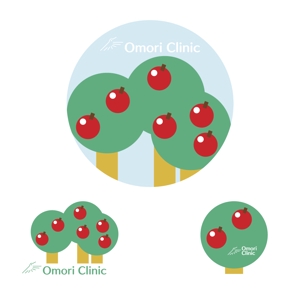 有限会社エピカリス (KAGAWA)さんのクリニック「Omori Clinic」のロゴへの提案