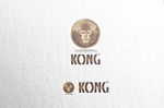 ambrose design (ehirose3110)さんのメンズパブ「KONG」のマークとロゴへの提案