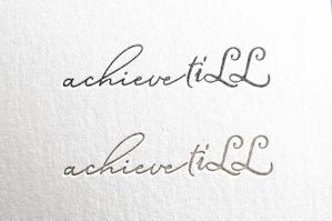 ambrose design (ehirose3110)さんの美容室「achieve till」のロゴ制作依頼＋記念エコバッグロゴ制作依頼への提案