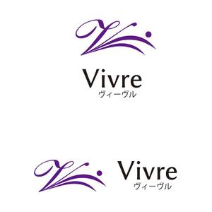 田中　威 (dd51)さんのネイルサロン　ヴィーヴルのロゴ　Vivre　生きるという意味への提案