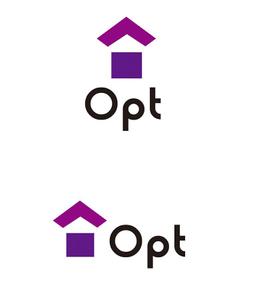 田中　威 (dd51)さんのシンプル＆高品質なビジネス仕様の滞在施設「Opt」のロゴ（看板）への提案