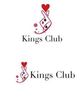 田中　威 (dd51)さんのポーカーバー「Kings Club」のロゴへの提案
