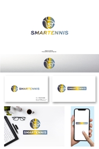 red3841 (red3841)さんの企業ロゴ「SMARTENNIS（スマートテニス）」作成のお願いへの提案