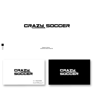 red3841 (red3841)さんのサッカーアパレルブランド「crazy soccer」のロゴデザイン依頼★への提案