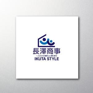 red3841 (red3841)さんの不動産会社「長澤商事」×「IKUTA STYLE」のロゴへの提案