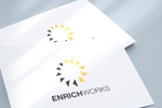TYPOGRAPHIA (Typograph)さんの新規設立 株式会社エンリッチ・ワークスのロゴ作成への提案