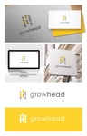 TYPOGRAPHIA (Typograph)さんのIT企業「株式会社グローヘッド」の企業ロゴへの提案
