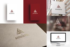 TYPOGRAPHIA (Typograph)さんの中古ブランド品ショップサイト『amulette』のロゴへの提案