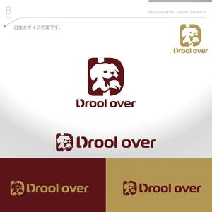 okam- (okam_free03)さんの犬のオヤツ製造販売のお店　［Drool over］のロゴへの提案
