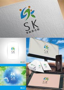 k_31 (katsu31)さんの葬儀社「SK」「家族葬式場」という文字が入っているロゴへの提案