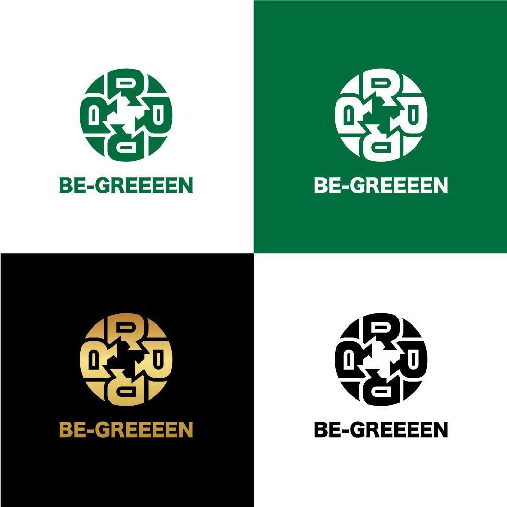 産業廃棄物処理業者　BE-GREEEEN のロゴ
