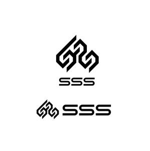 KOZ-DESIGN (saki8)さんの新会社「株式会社SSS（スリーエフ）」のロゴ作成｜美容医療・黒・洗練・強さがテーマへの提案