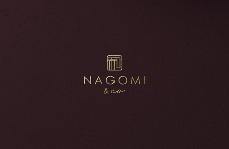 ALTAGRAPH (ALTAGRAPH)さんの和モダンな日本の伝統工芸、生活雑貨を海外に販売する、「NAGOMI & Co」のブランドロゴデザインへの提案