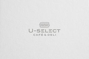 ALTAGRAPH (ALTAGRAPH)さんのカフェ「U-SELECT CAFE & DELI」のロゴとロゴイラストマークへの提案