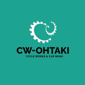 wawamae (wawamae)さんの自転車とカーウォッシュを統合した「CW-OHTAKI」ロゴ募集！への提案