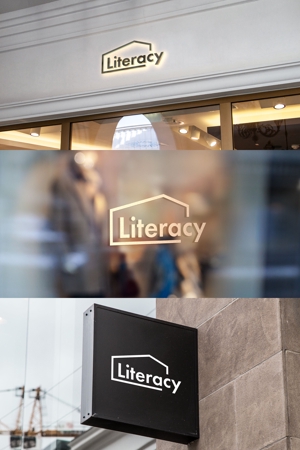 KT (KANJI01)さんの不動産会社の「Literacy」のロゴへの提案